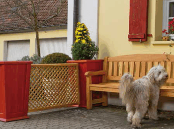 Pflanzkbel Kreta Flex mit Rankgitter Lienz Flex